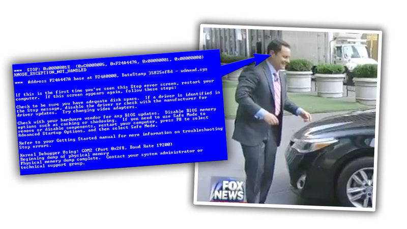 Illustration for article titled Fox & Friends Hosts Attempt To Change Tire, Step On Own Genitals